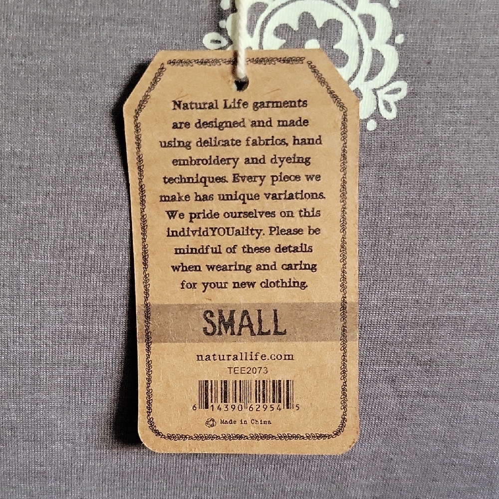 NATURAL LIFE Graphic Tee "Free Spirit Wild Heart" Design Boho Chic - Picture 7 of 9